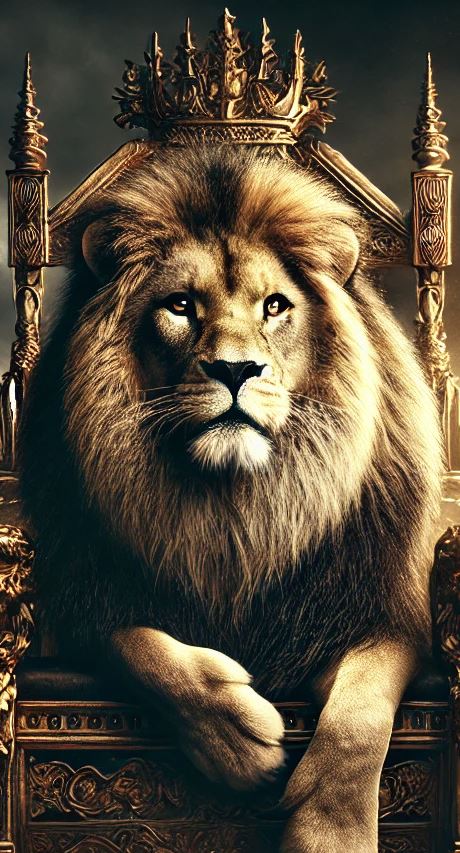 signe lion trone